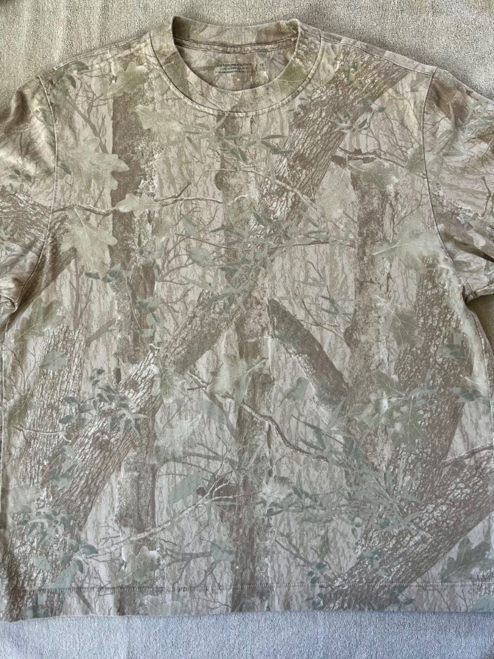 Abercrombie Camo Realtree Style Oversized T Shirt Medium Tall